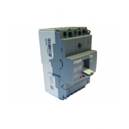(HDA080L) Автоматический выключатель x160. In=80А. 3п. 18kA. Тфікс./Мфікс. Hager