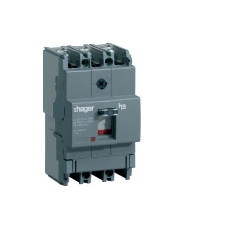 (HDA032L) Автоматический выключатель x160. In=32А. 3п. 18kA. Тфікс./Мфікс. Hager 