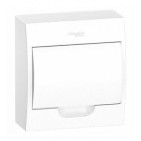 (EZ9E108P2S) Щит пластиковый Easy9 1ряд 8 модулей навесной белая дверь.Schneider Electric