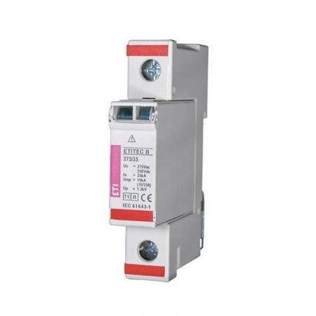 (2441460) Ограничитель перенапряжения ETITEC 35kA 275V 1P. Класс B. ETI