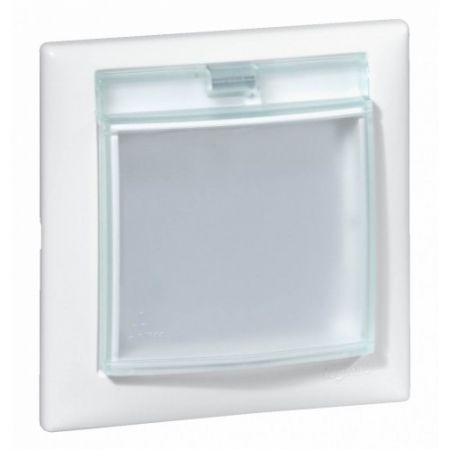 774450 Рамка 1 пост. IP44 с крышкой. белый. Legrand Valena