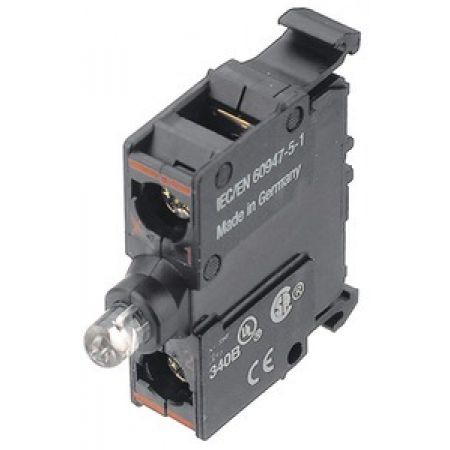 (216567) M22-LEDC230-R. Светодиодный элемент красный. 85-264 V AC для установления в кнопочный пост серия RMQ-Titan. Moeller an Eaton Brand