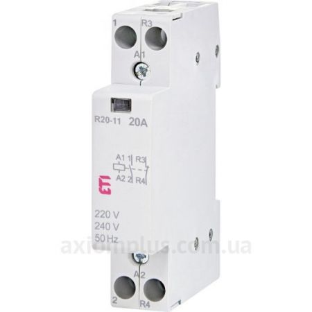 (2461221) Модульные контакторы R 20-11. In=20А. 1NO+1NC контакта. Uкат=24В AC. ETI