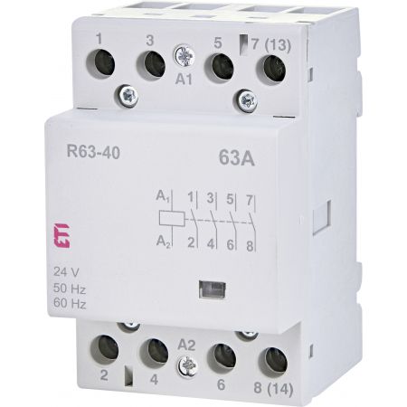 (2463451) Модульные контакторы R 63-40. In=63А. 4NO контакта. Uкат=24В AC. ETI
