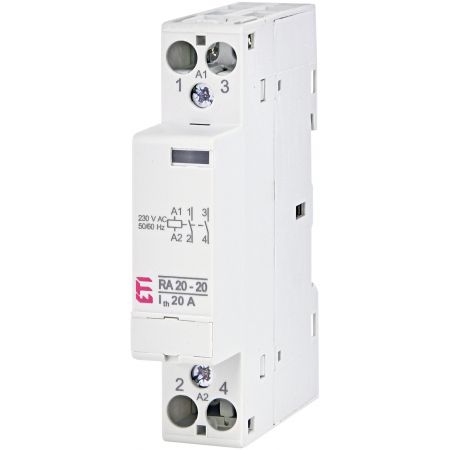 (2464092) Модульные контакторы RA 20-20. In=20А. 2NO контакта. Uкат=230В. ETI