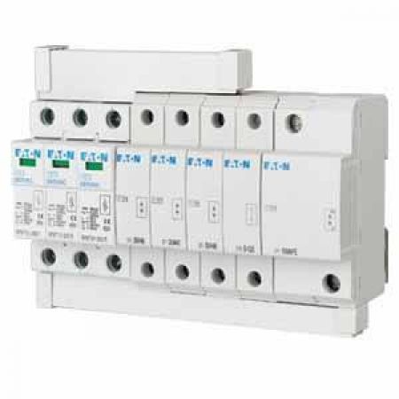 267510 Комплект ограничителей перенапряжения SP-B+C/3+1. 35кА 340V 3P+N. Класс B+C (Молниезащита І-ІV). Eaton