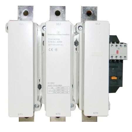 (8630300800) Контактор КМ/ЕС-800А. 3P. 400kW. 800A. 2НЗ+2HO. 230V AC. ЕС