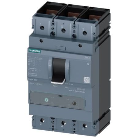 (3VA1463-4EF32-0AA0) Автоматический выключатель в литом корпусе 3VA1. 630А. 3P 36кА. SIEMENS