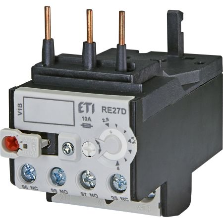 (4642406) Тепловое реле RE 27D-4.0 для контакторов CEM9-CEM25. Ir = 2.8-4 Ампер. ETI