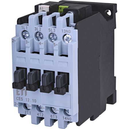 (4646522) Контактор CES 12.10. Iном=12 A. 5.5 кВт. Uкат.=220V AC.1NO. ETI