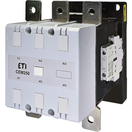 (4656143) Контактор CEM 250.22. Iном=250 A. 132 кВт. Uкат.=220V AC. ETI