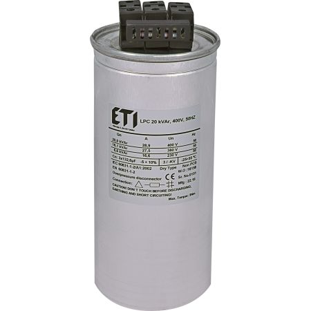 (4656753) Конденсаторная батарея LPC 20 кВар. 400V. ETI