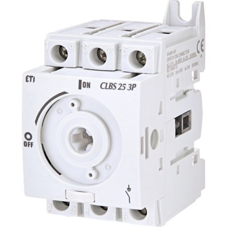 (4661401) Выключатель нагрузки CLBS 25 3P (без рукоятки. 25A.1-0). ETI