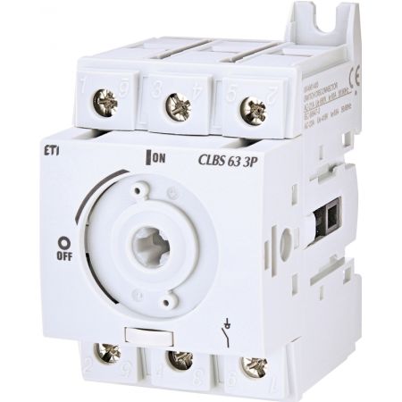(4661403) Выключатель нагрузки CLBS 63 3P (без рукоятки. 63A.1-0). ETI