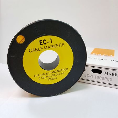 Маркер кабельний EC 1 TAKEL 502621 перетин кабелю 2.6 4.2 мм2