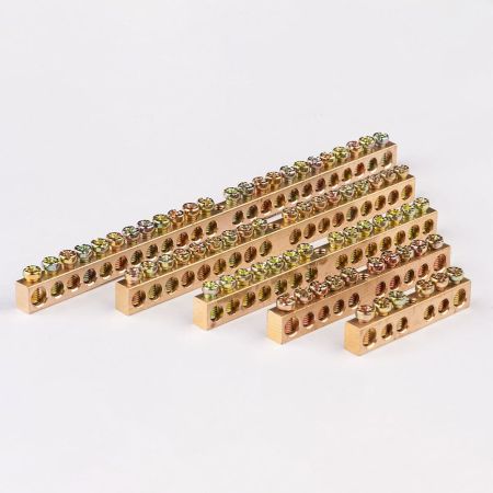 Шина нульова 22 1 однорядна на 22 отвори 8x12 TAKEL 502938