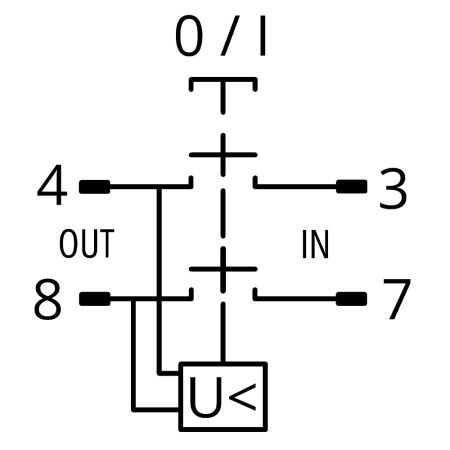 (503976) Пусковая электромагнитная кнопка ESSB-141YC 4pin. желтая рамка. TAKEL