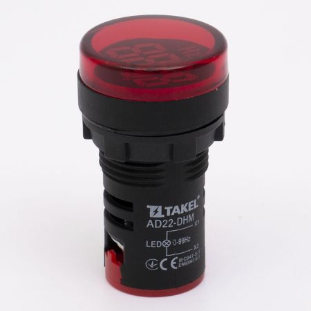 (505019к) Светодиодный индикатор частоты AD22-DHM 0-99Hz
