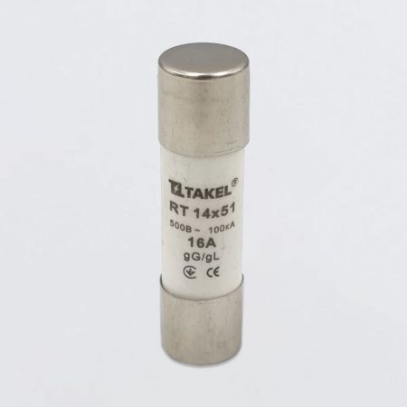 (510652) Цилиндрический предохранитель RT 14х51 16А. gG/gL. Un≤500V AC. TAKEL
