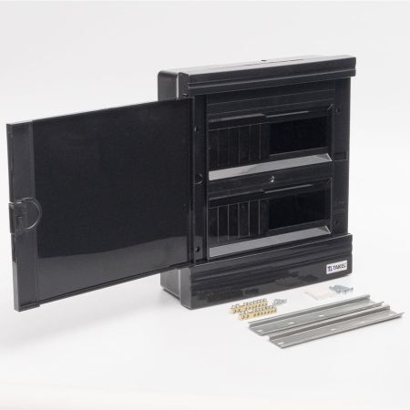 (512764) Щиток наружный SF-BB на 24 модуля. черный. черная дверь.. Argent IP 40. TAKEL