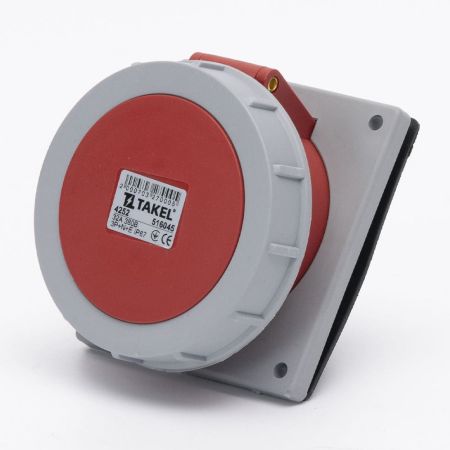 Розетка стаціонарна внутрішня TAKEL 516045 32A 3P N E