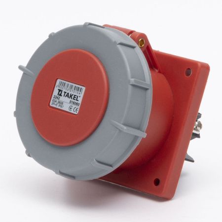 Розетка стаціонарна внутрішня TAKEL 516060 63A 3P E