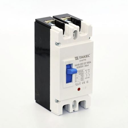 (516775) Выключатель автоматический силовой ВАМ9-250 2Р 160А. DC500V 25кА. TAKEL