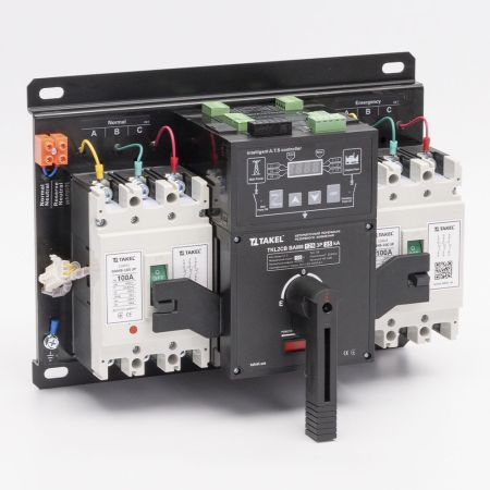 (516918) Автоматический переключатель резервного питания TKL2CB BAM8-100. 3Р 100А 25кА. TAKEL