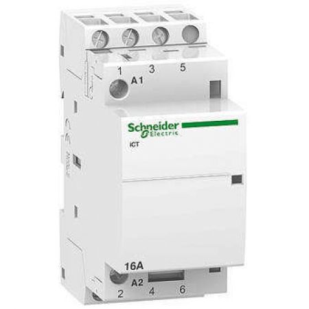 (A9C22114) Модульные контакторы iCT 16 А. 4NO контакта. Uкат=24В ~50 Гц. Schneider Electric