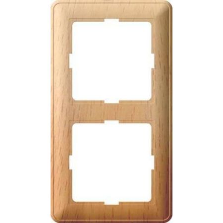 (KD-2-88) Двухпостовая декоративная рамка Wessen W59 бук. Schneider Electric