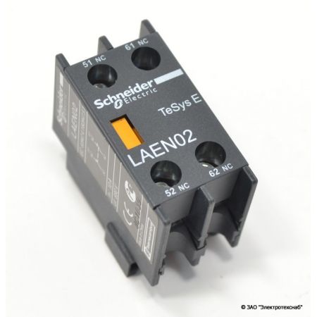 (LAEN02) Дополнительный контакт Tesys E. 2NC. Schneider Electric