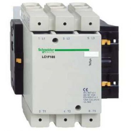(LC1F185M7) Контактор Tesys F. Iном=185 Aмпер. AC1. 90 кВт. Uкат 220V AC. Schneider Electric