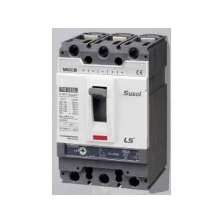(105025800) Автоматический выключатель TS160N с регулируемым термомагнитным расцепителем ATU.  Iн=160Aмпер. 380 В. 3 полюса. 50 кА. серии Susol. LS Industrial System
