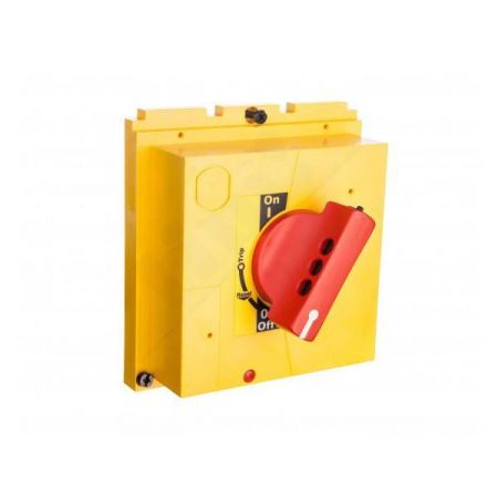 (LV432599) Красно-желтая поворотная рукоятка управления дл.compact NSX 400-630. Schneider Electric
