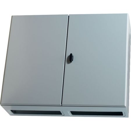 (NSYS3D101230DP) Шкаф электротехнический серии Special S3D. 1000x1200x300.с двойной сплошной дверью и стальной монтажной панелью. IP55. Schneider Electric