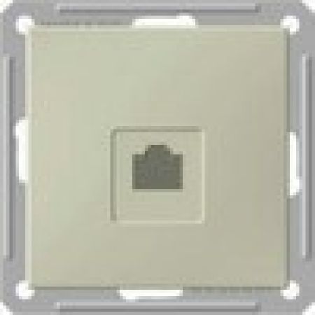 (RSI-152T-4-86) Телефонная розетка RJ 11 серия Wessen W59 без рамки шампань. Schneider Electric