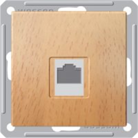 (RSI-152K5E-8-86) Компьютерная розетка RJ 45 категории 5E серия Wessen W59 без рамки бук. Schneider Electric