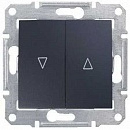 SDN1300370 Выключатель для жалюзи с механической блокировкой Sedna графит. Schenider Electric