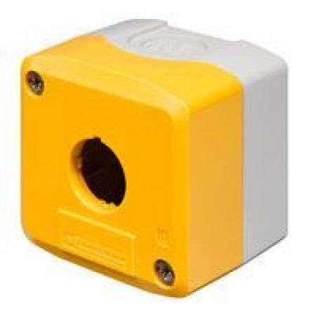 XALK01. Желтый корпус кнопочного поста на 1 элемент  IP65. серия Harmony XALK. Schneider Electric