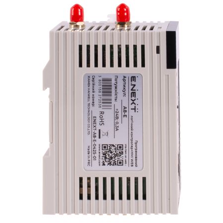 (A8) Программируемый логический контроллер + HMI WEB 24В 8 DI 1 RS485 1 Ethernet Wi-Fi MQTT. E.NEXT