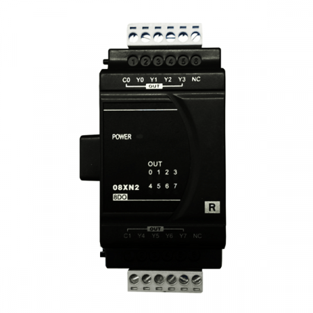 (DVP08XN211T) Модуль дискретного ввода для серии ES/EX/ES2/EX3 08 точек ввода/вывода 24 DC Транзисторные выходы. Delta