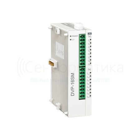 (DVP16SM11N) Модуль дискретного ввода для контроллеров серии S 16 точек ввода/вывода 24 DC Без выходов. Delta
