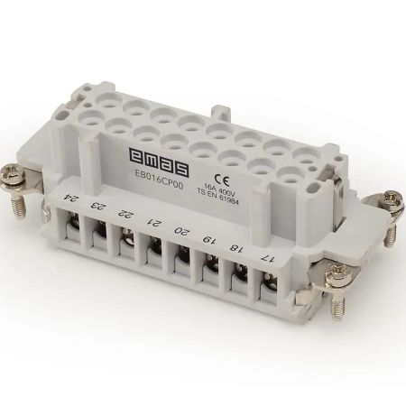 Вставка гніздова розетка EMAS EB024CP00 24 контактів 16A