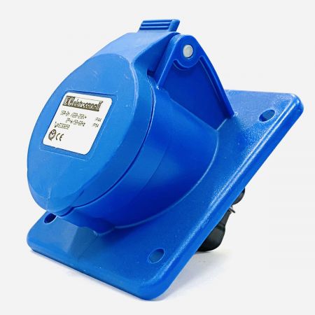 Розетка в щитовому виконанні з нахилoм 20 Rosi Snc EC69050 IP44