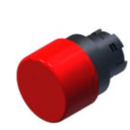 (ECX3165) Кнопка грибовидная без фиксации. красная. Comepi
