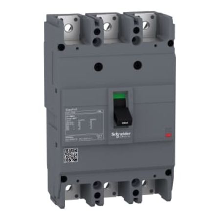 (EZC250N3125) Автоматический выключатель EZC250N. Iн=125 Ампер. 380В. 3 полюса. 25 кА. серии Easypact. Schneider Electric