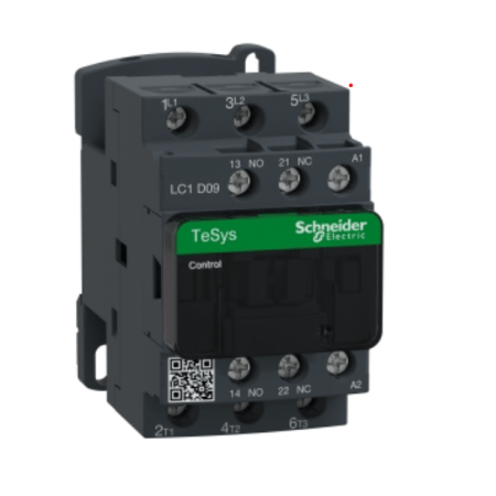 (LC1D09B7) Контактор Tesys D. Iном=9 Aмпер. 4 кВт. 1NO+1NC. Uкат 24V AC. Schneider Electric