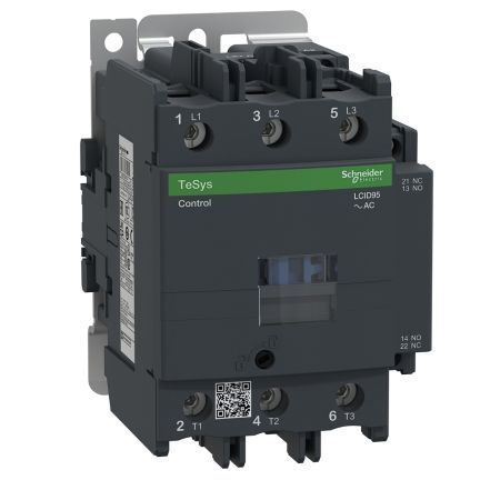 (LC1D95M7) Контактор Tesys D. Iном=95 Aмпер. 45 кВт. 1NO+1NC. Uкат 220V AC. Schneider Electric
