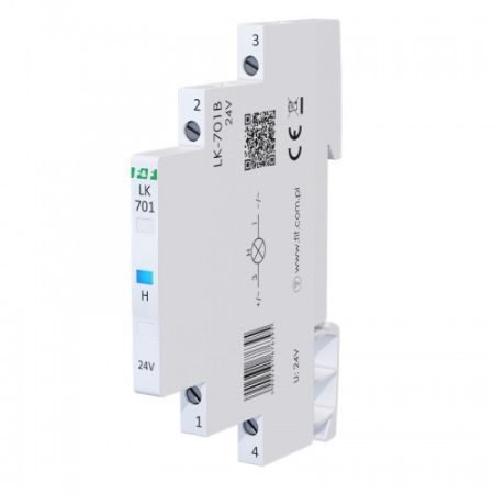 (LK-701B) Индикатор напряжения LK-701B. 12÷48 VAC/12÷60 VDC. синий. F&F