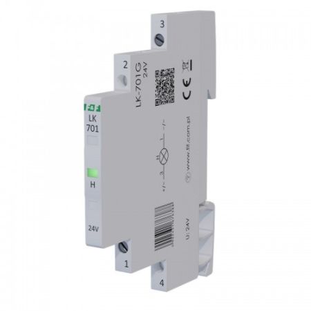 (LK-701G) Индикатор напряжения LK-701G. 12÷48 VAC/12÷60 VDC. зеленый. F&F
